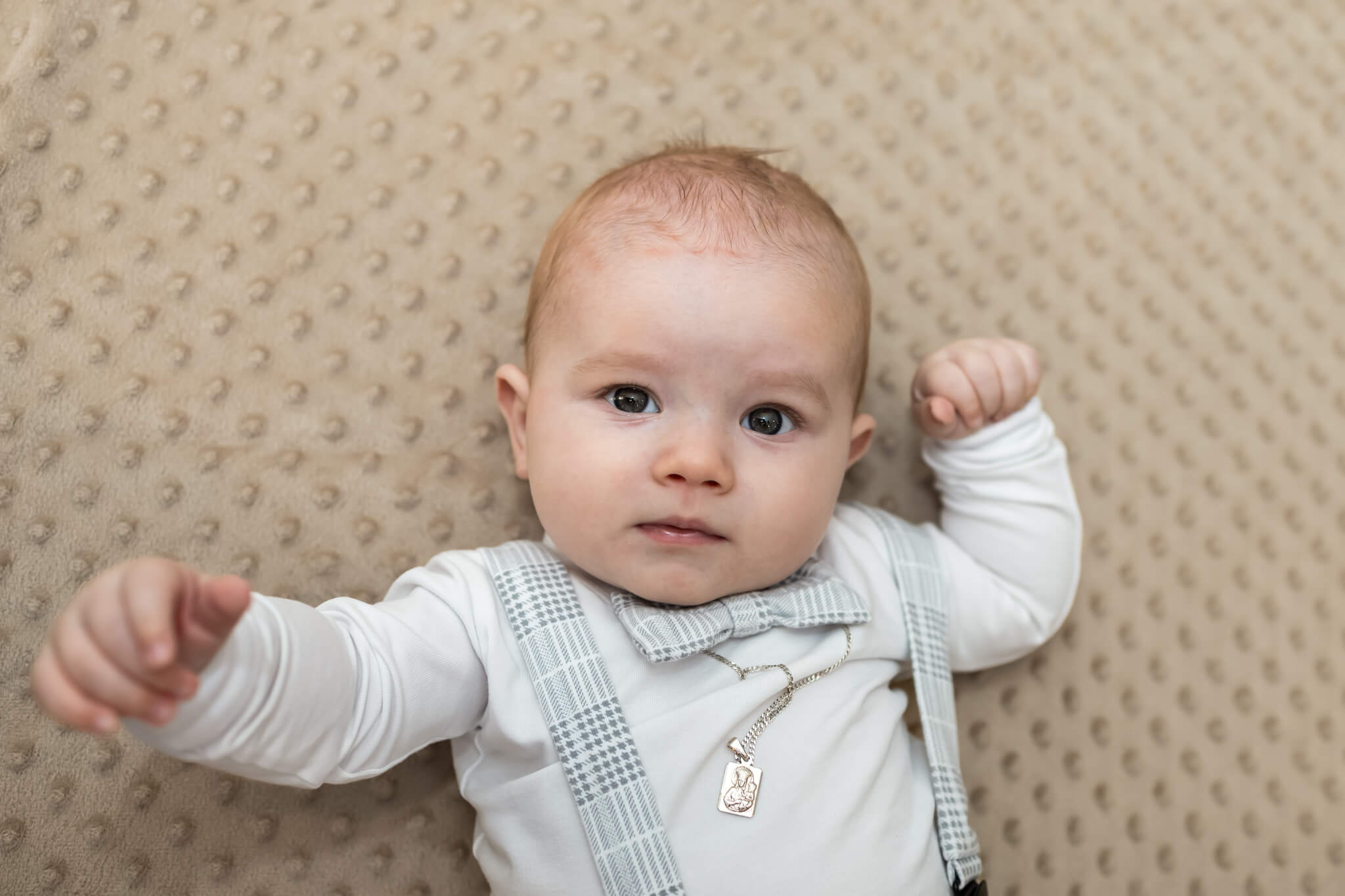 Chrzest Święty Stasia - portret chłopczyka